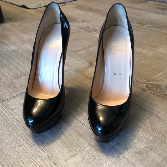 Christian Louboutin Shoes - Christian Louboutin Bianca black leather pumps